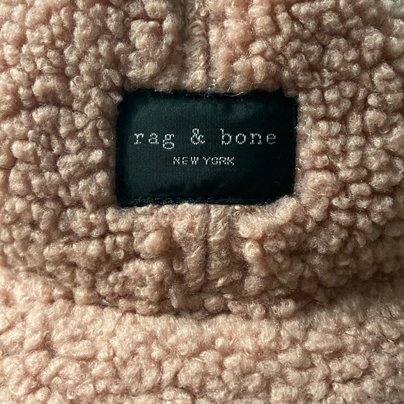 Rag & Bone Addison Faux Shearling Baseball Cap - Picture 4 of 10